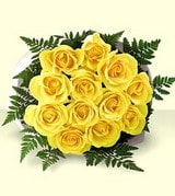 Ankara �i�ek�i yolla d�kkan�m�zdan  11 adet saf sar� g�l buketi