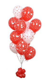15 adet u�an balon buketi 