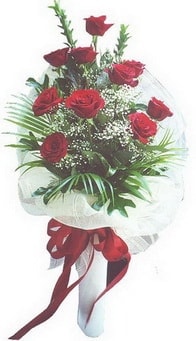 11 adet k�rm�z� g�l�n g�l buketi Ankara Demetevler �i�ek�i firma �r�n�m�z  