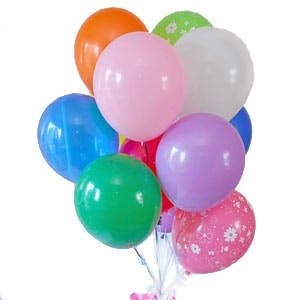 21 adet balondan g�rsel parti balonlar� 