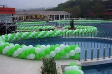 100 metre i�yeri a��l�� balon dekoru XXL paket  