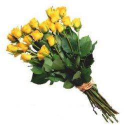 Ankarade farkl� bir �i�ek firmas� �r�n�   11 adet sar� g�llerden buket �i�e�i